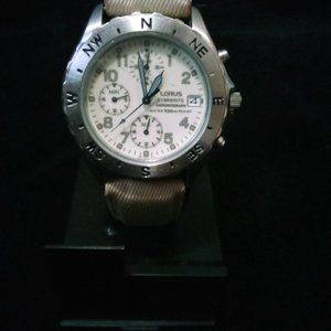 Not working Pre-Loved Lorus V657-9000 Water Resistance Silver Tone